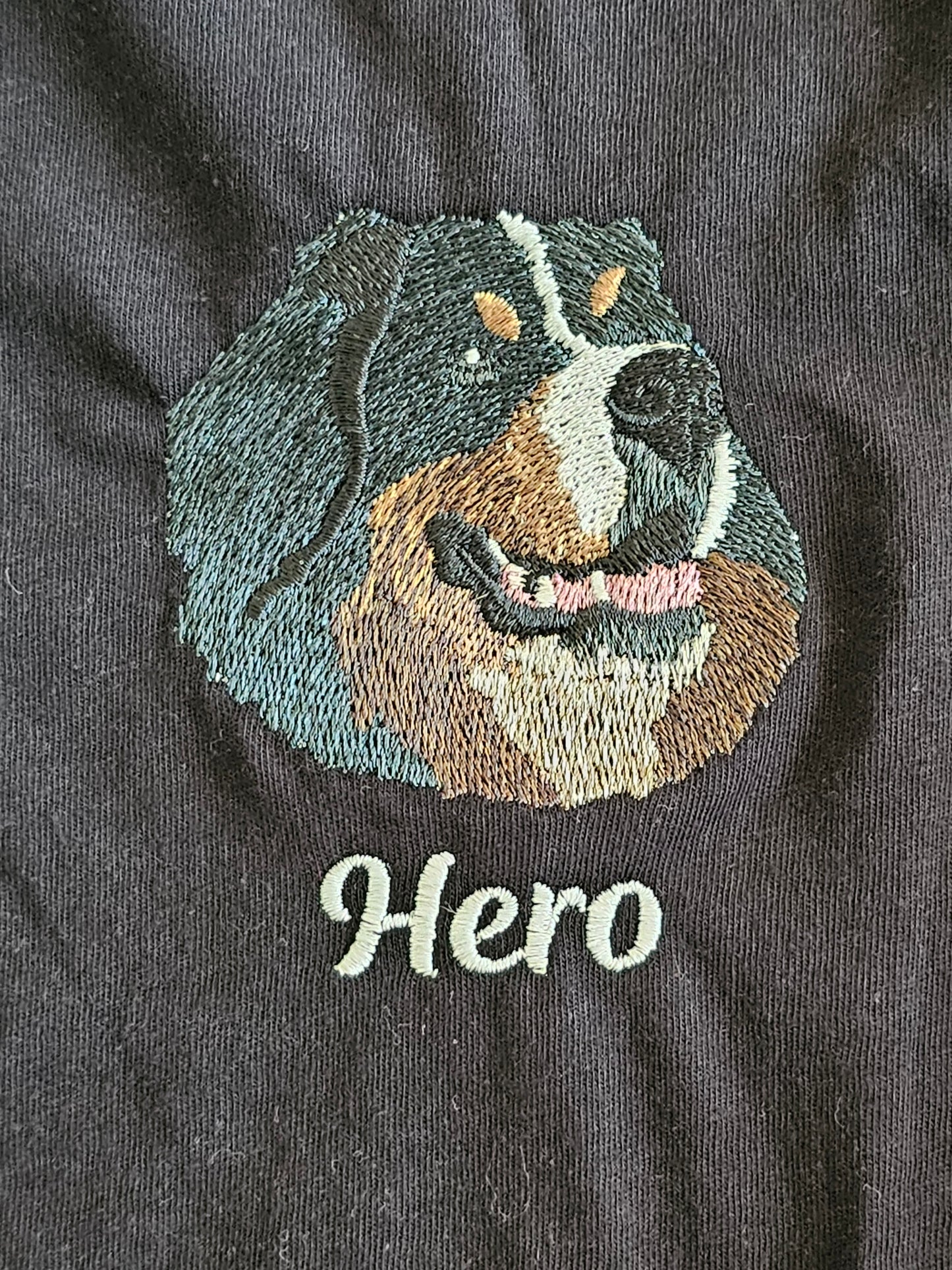 Personalized embroidered t-shirt