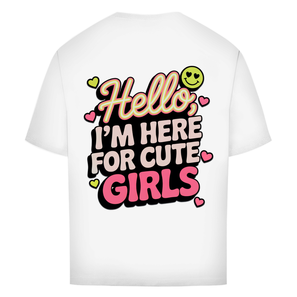 Oversize T-Shirt Cute Girls