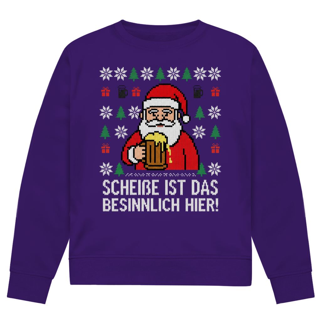 Scheiße ist das besinnlich hier! - Premium Ugly Sweater