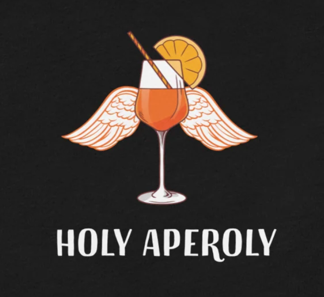 HOLY APEROLY - printed T-shirt