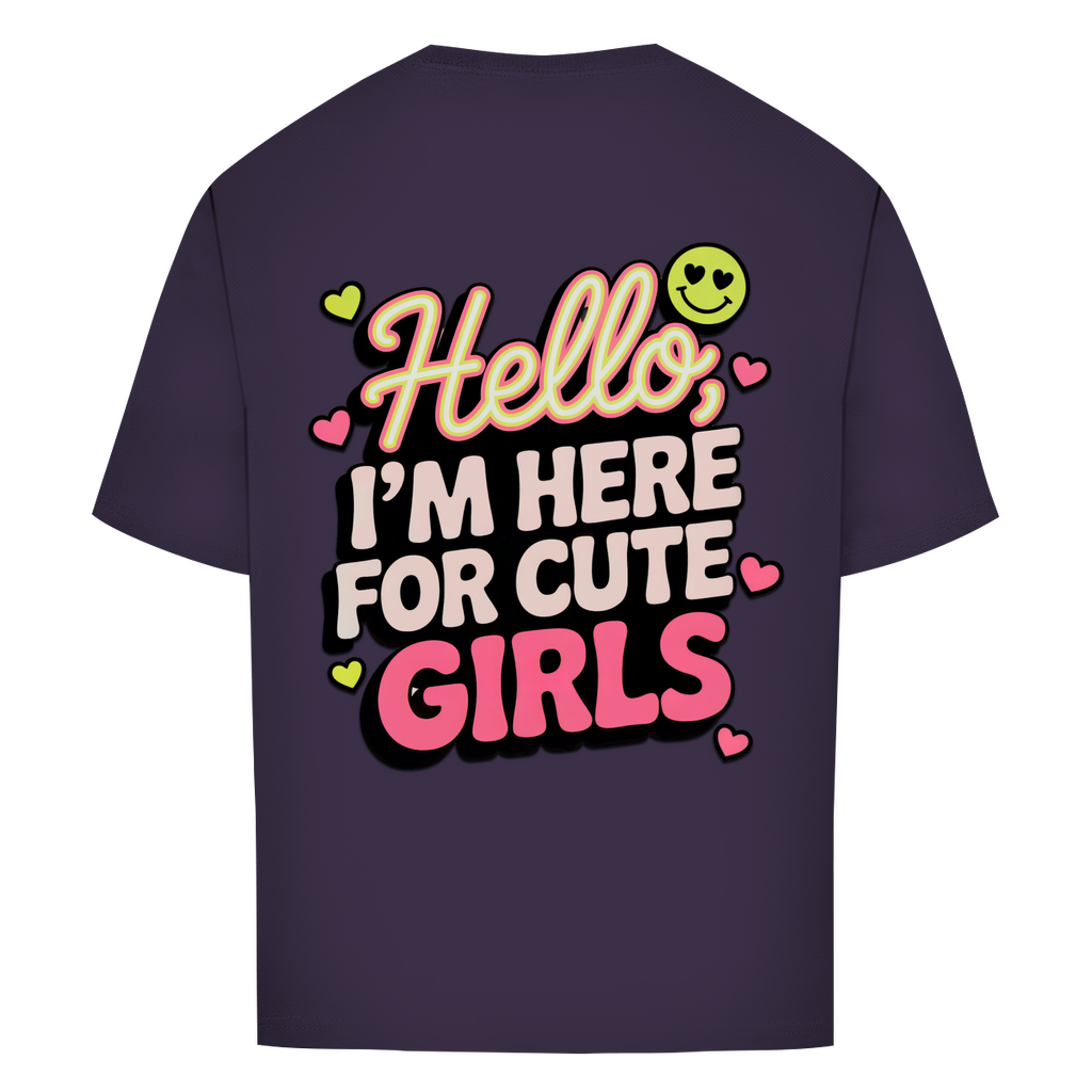 Oversize T-Shirt Cute Girls