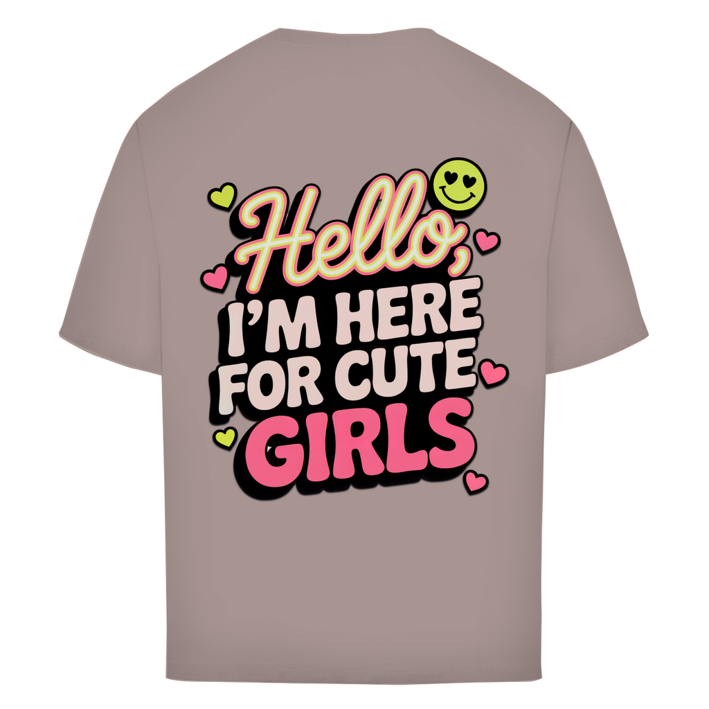 Oversize T-Shirt Cute Girls