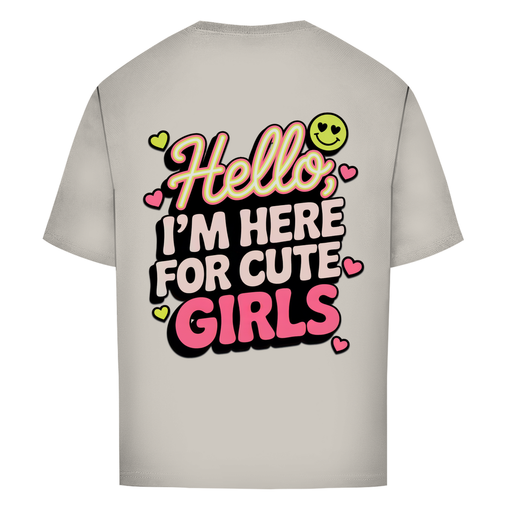 Oversize T-Shirt Cute Girls