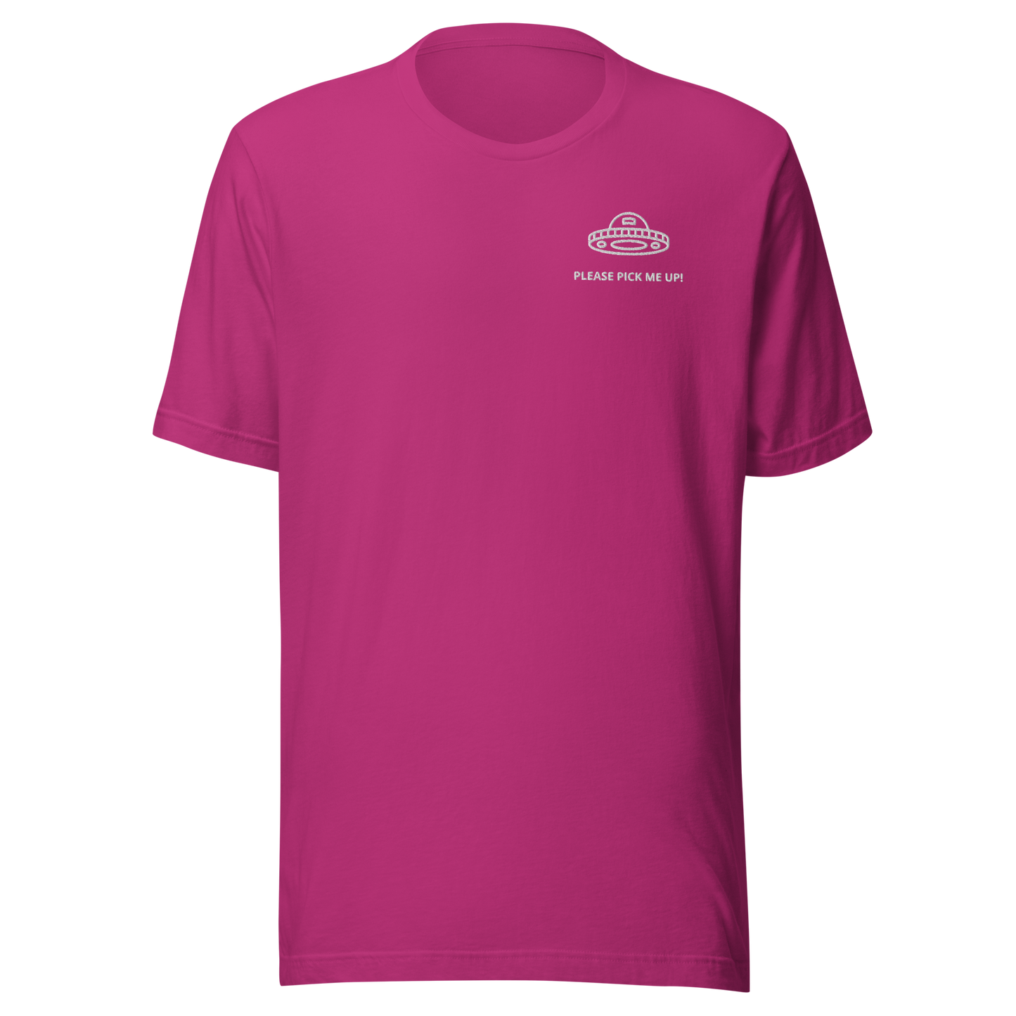 PLEASE PICK ME UP! - embroidered T-shirt