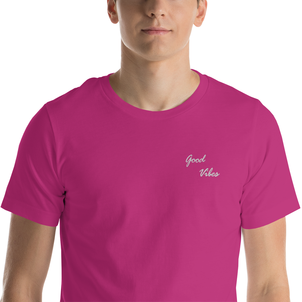 Good Vibes - embroidered T-shirt