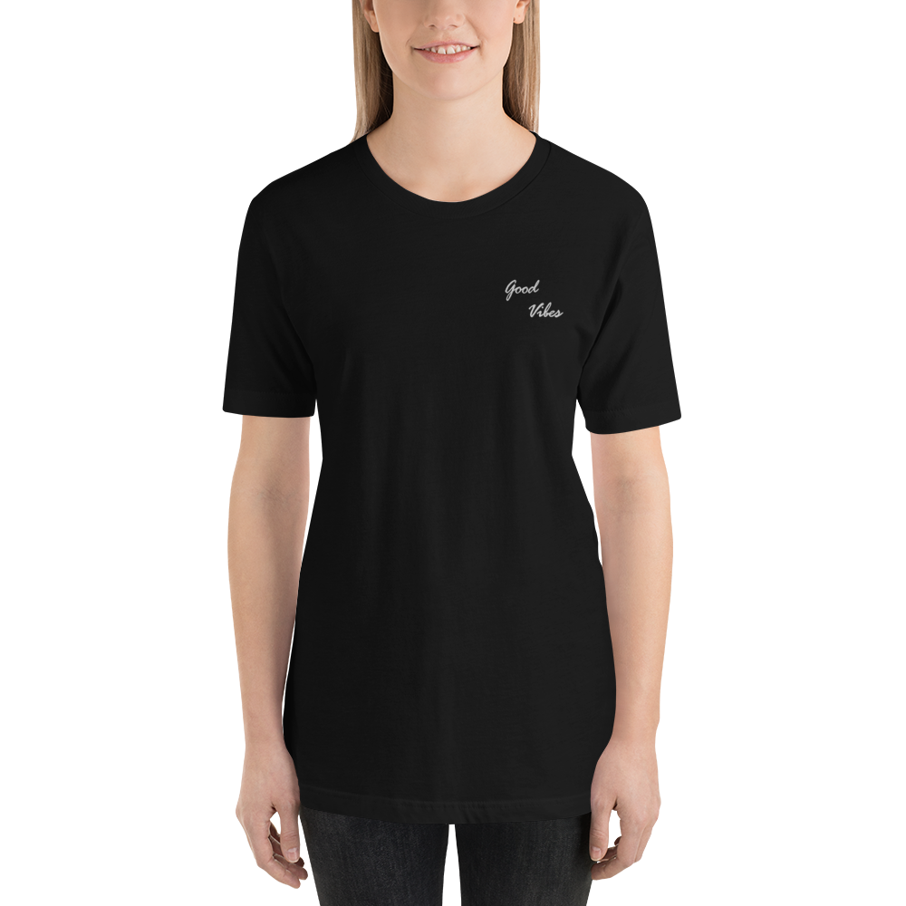 Good Vibes - embroidered T-shirt