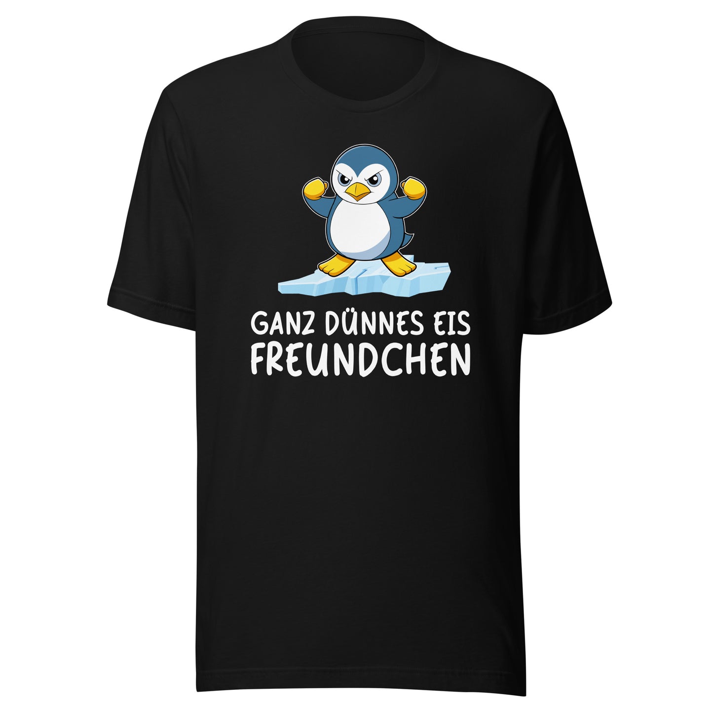 Thin Ice Penguin - printed T-Shirt