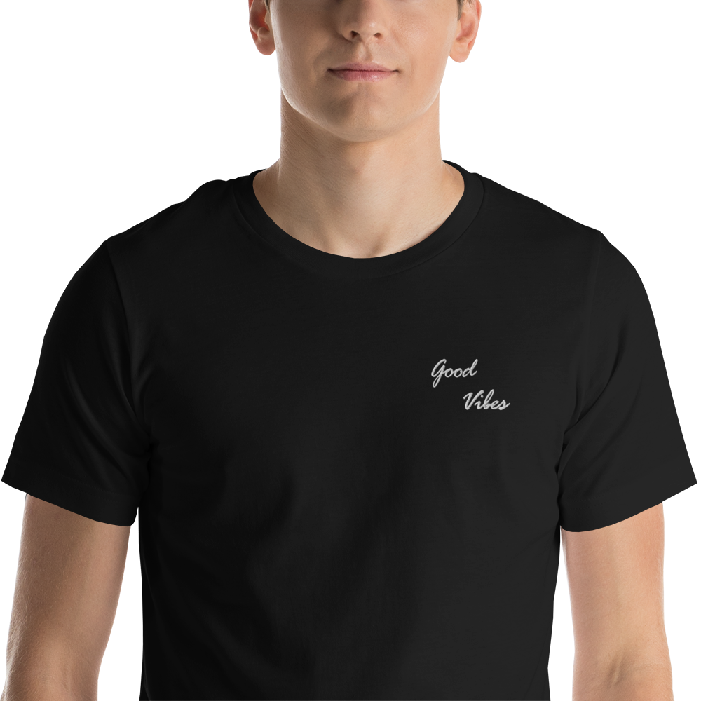 Good Vibes - embroidered T-shirt