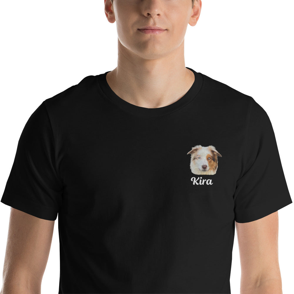 Personalized embroidered t-shirt