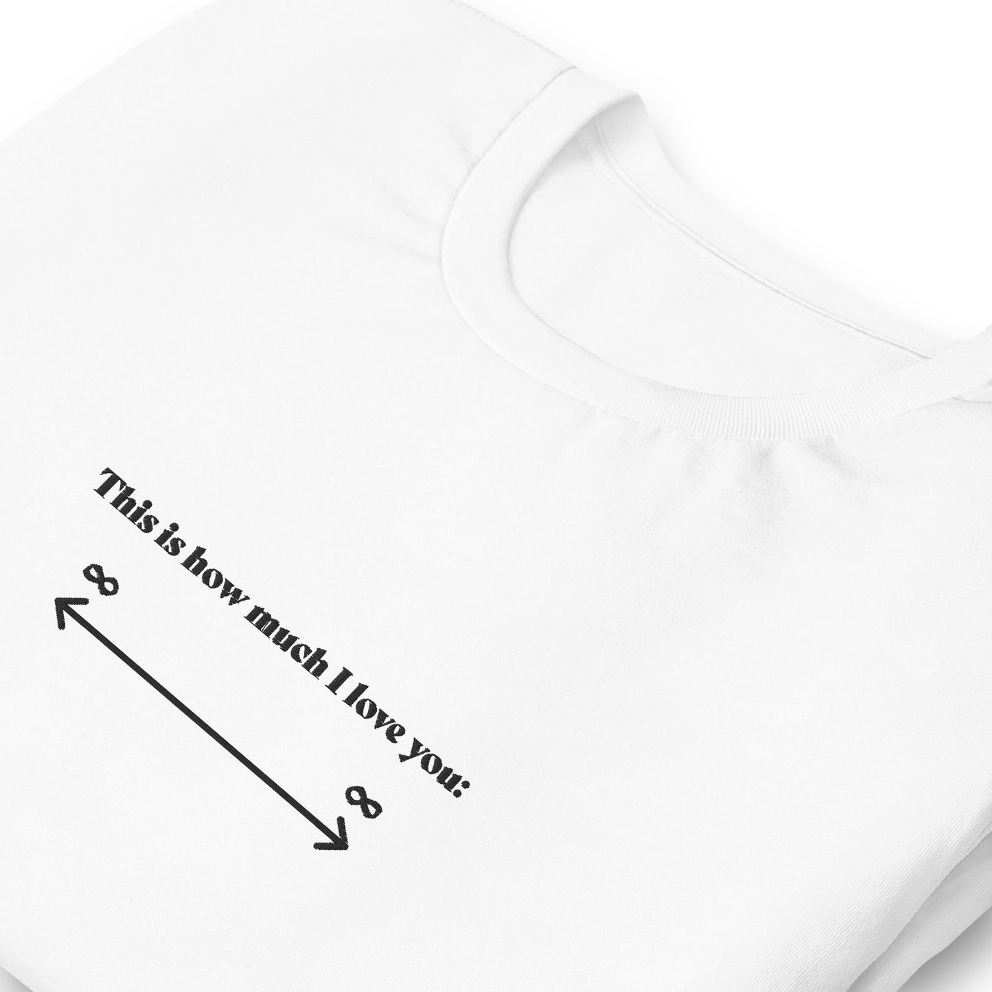 Infinite love - besticktes T-Shirt