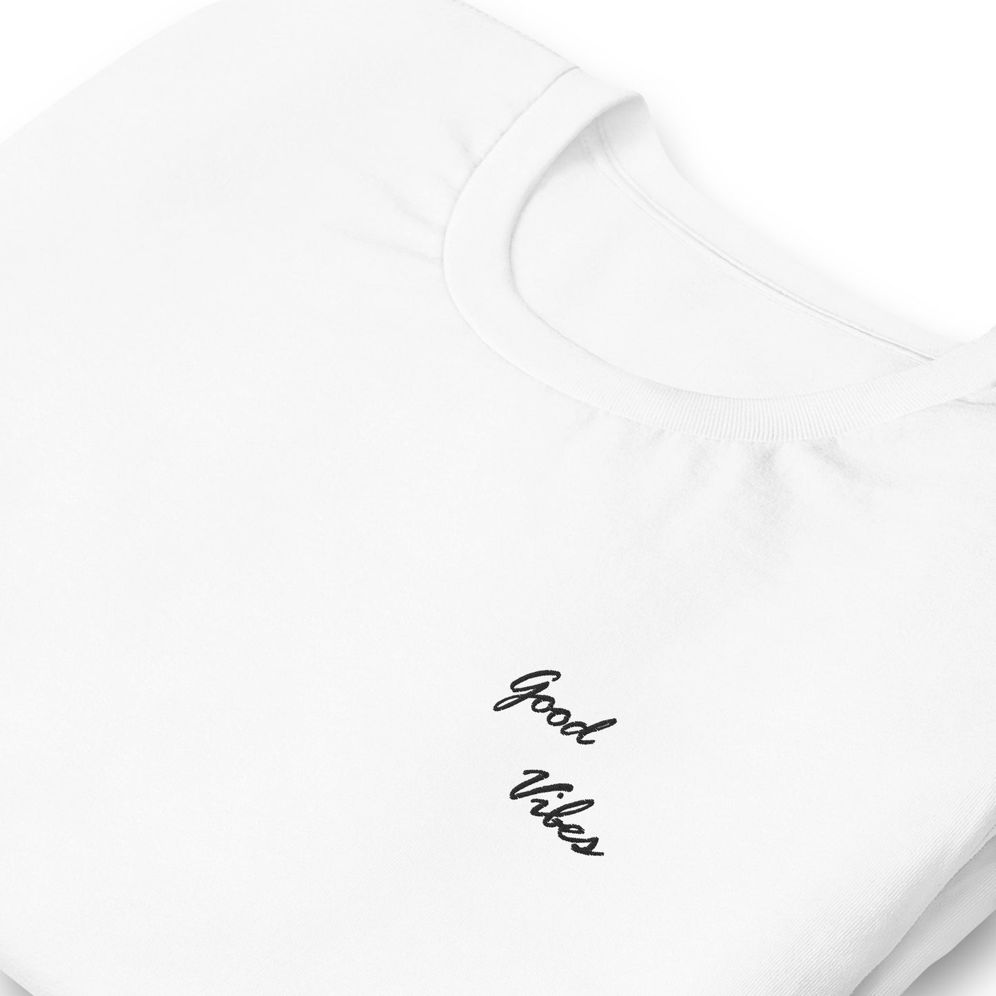 Good Vibes - embroidered T-shirt
