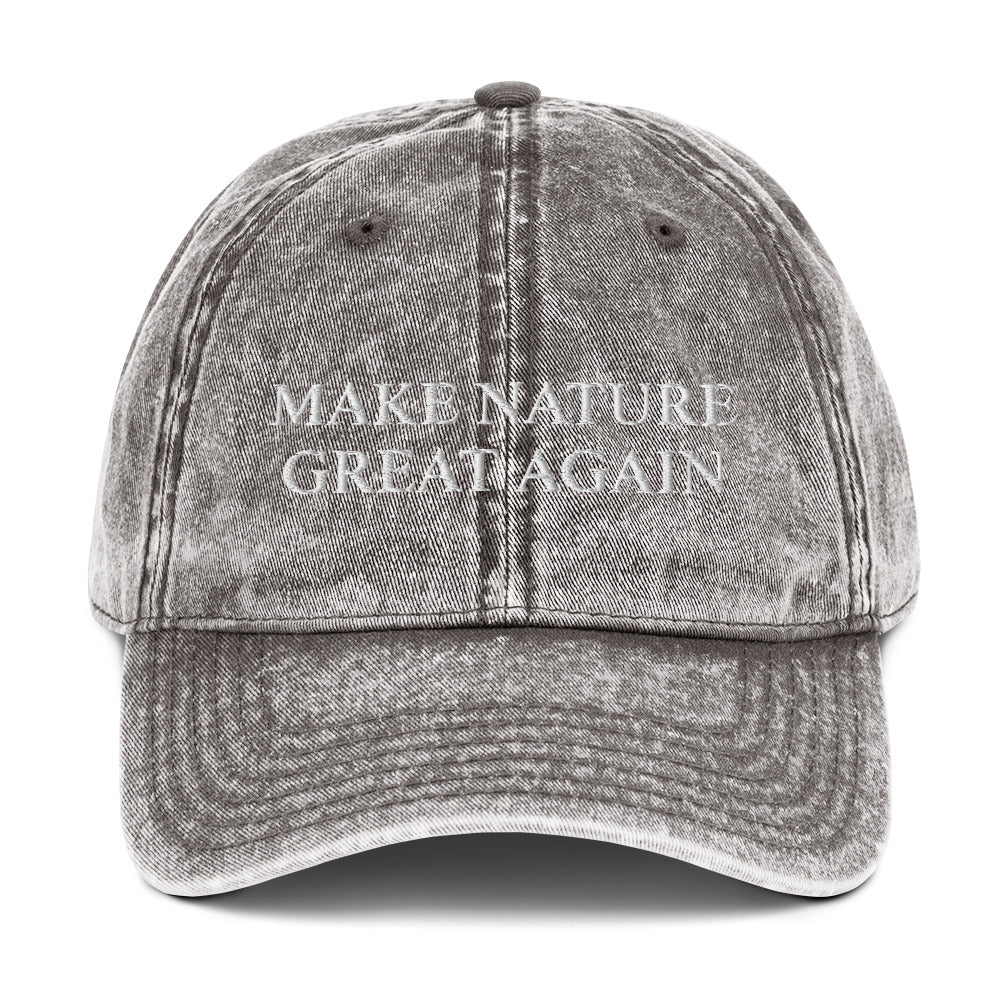 MAKE NATURE GREAT AGAIN - Vintage Dad Cap