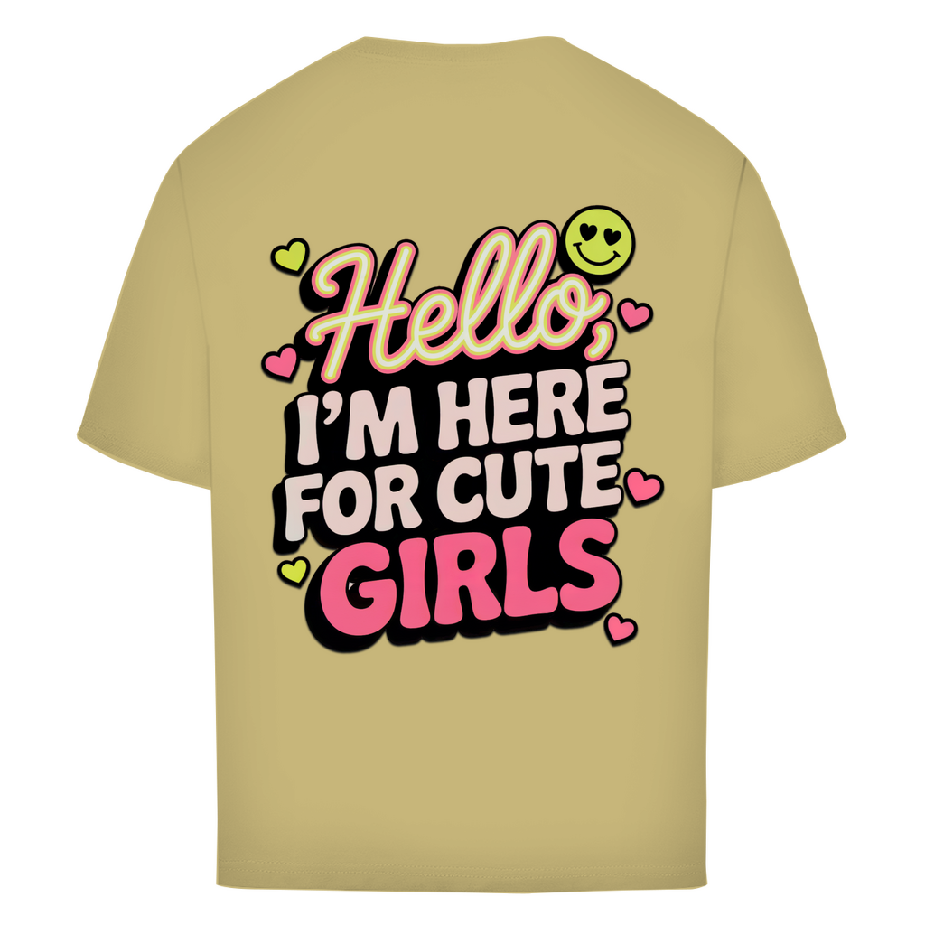 Oversize T-Shirt Cute Girls