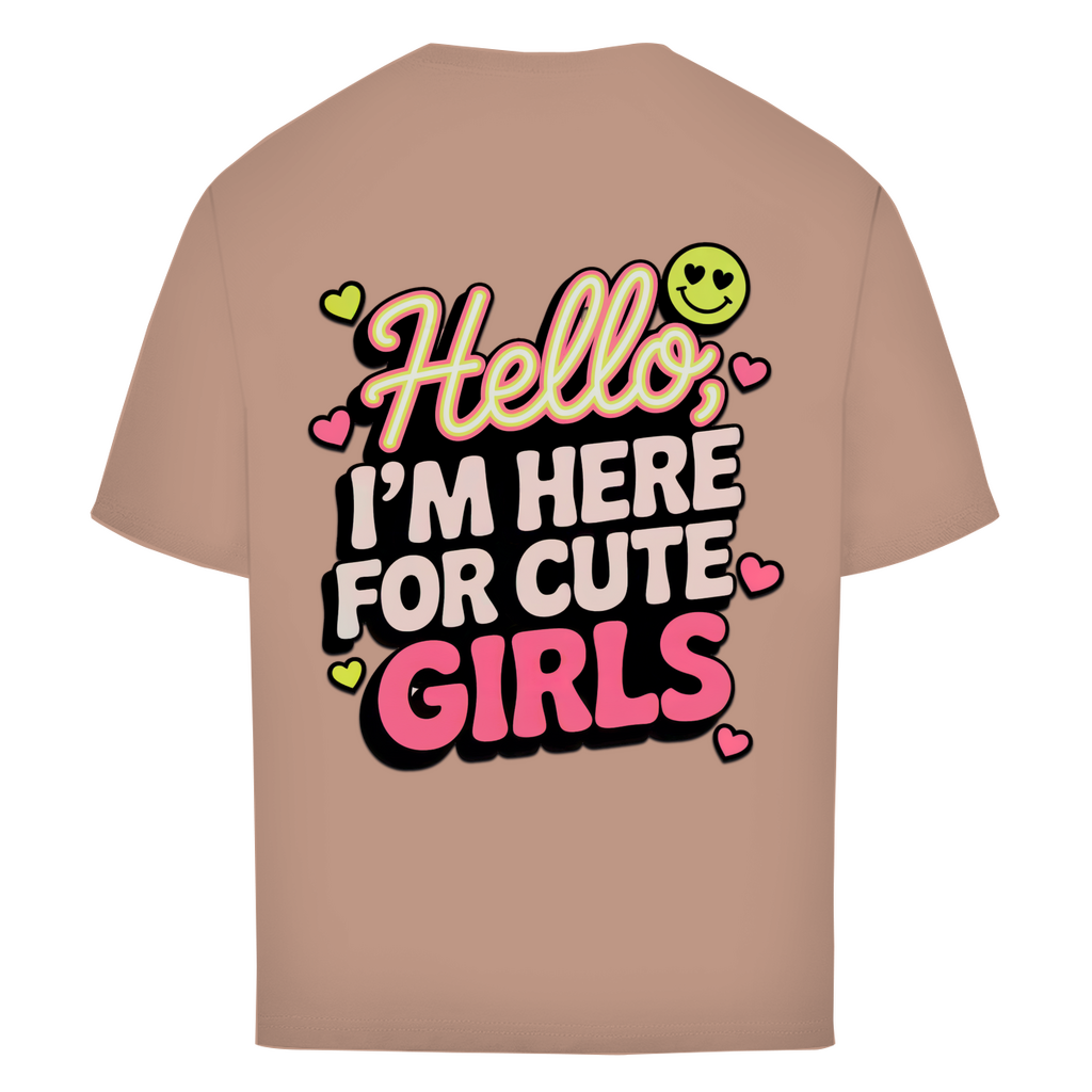 Oversize T-Shirt Cute Girls