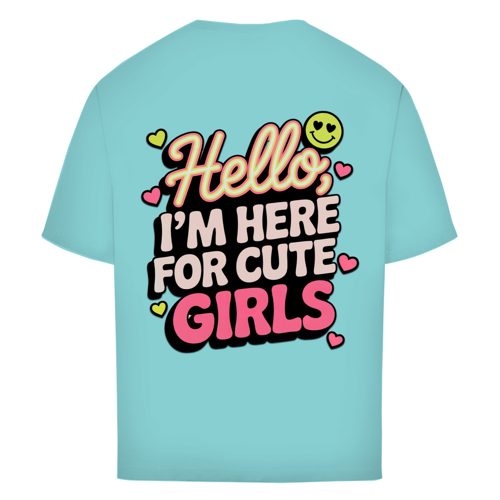 Oversize T-Shirt Cute Girls