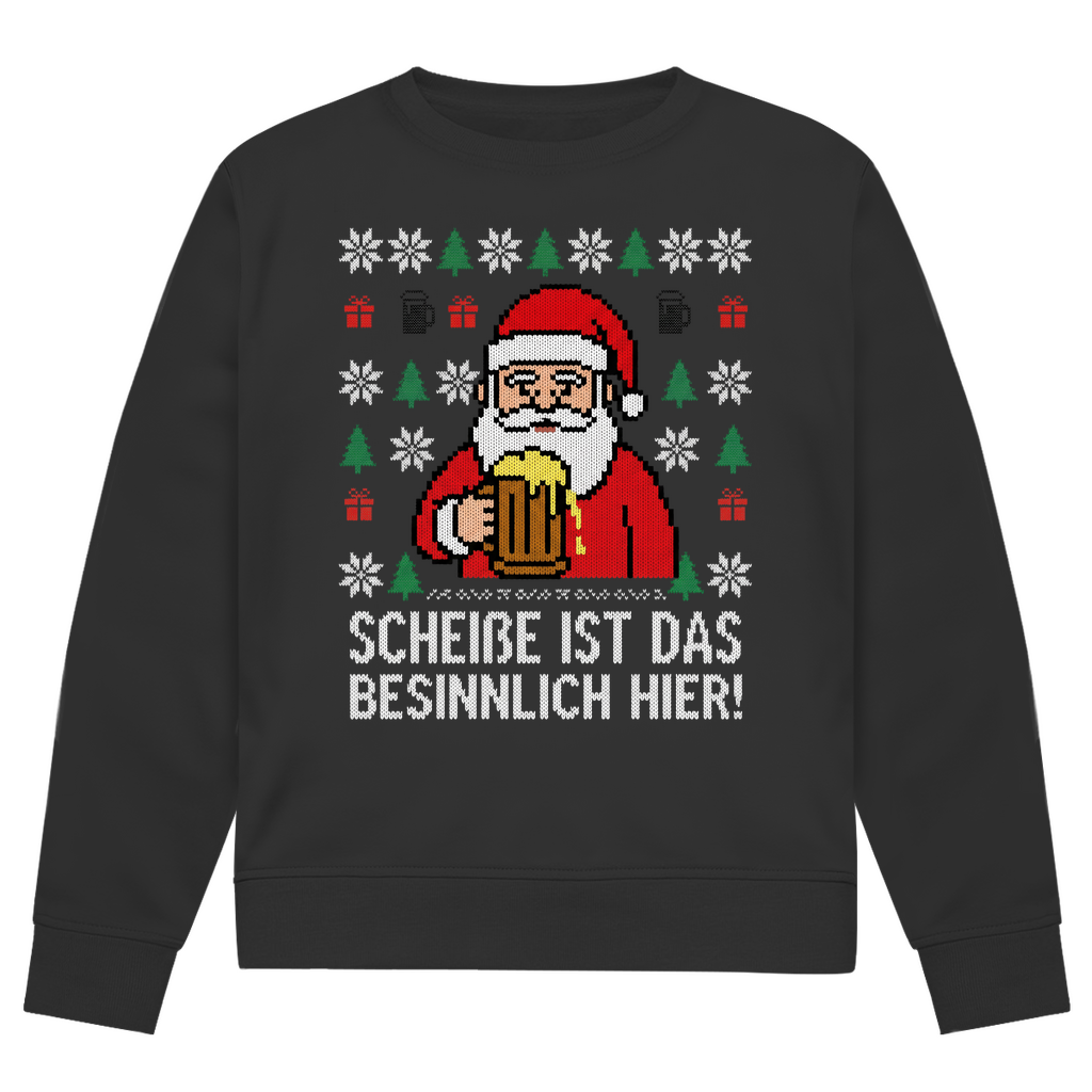 Scheiße ist das besinnlich hier! - Premium Ugly Sweater
