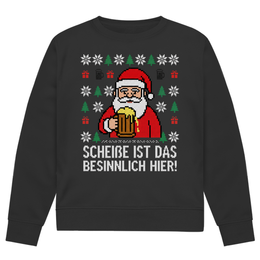 Scheiße ist das besinnlich hier! - Premium Ugly Sweater