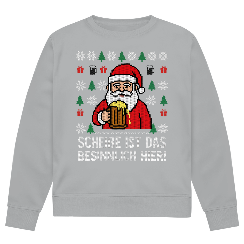 Scheiße ist das besinnlich hier! - Premium Ugly Sweater