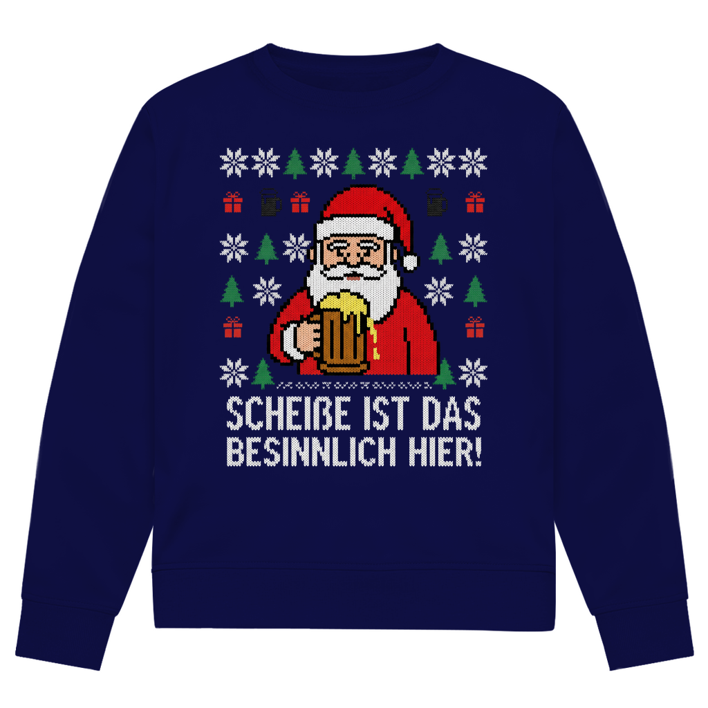 Scheiße ist das besinnlich hier! - Premium Ugly Sweater