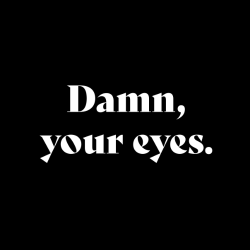Dawn, your eyes. - embroidered T-shirt