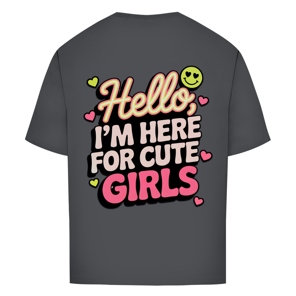 Oversize T-Shirt Cute Girls