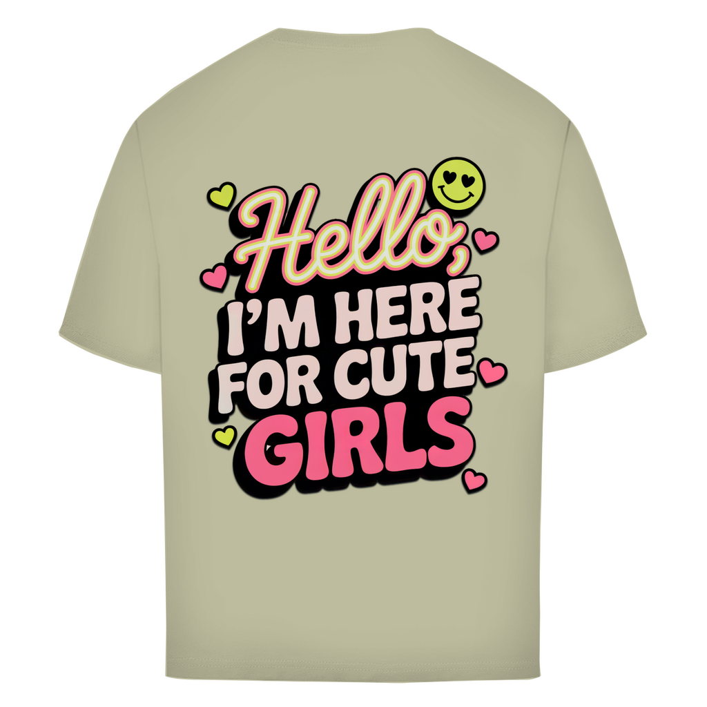 Oversize T-Shirt Cute Girls