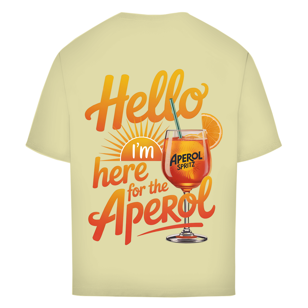 Hello I'm here for the Aperol - Oversized T-Shirt