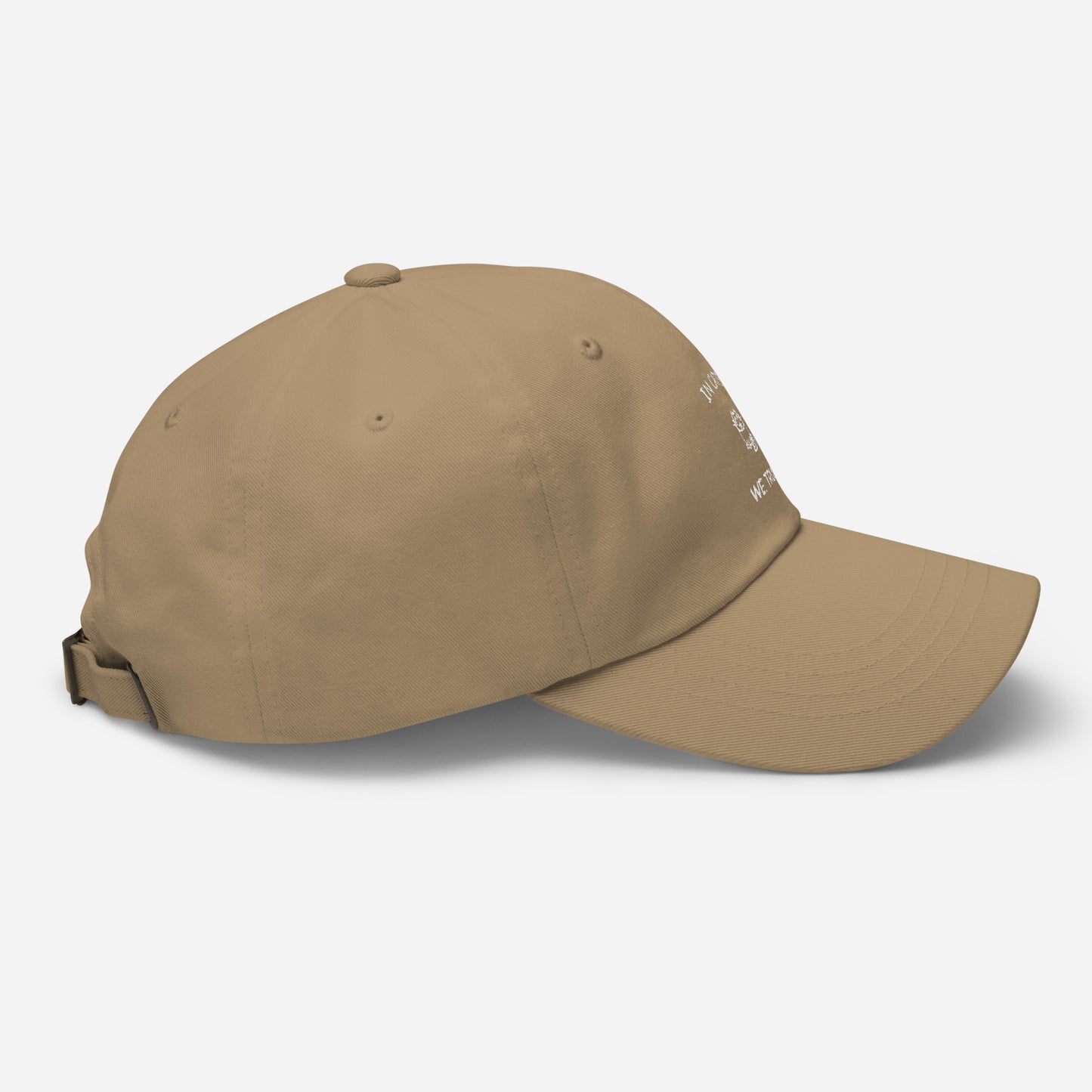 IN CATS WE TRUST - EMBROIDERED CAP