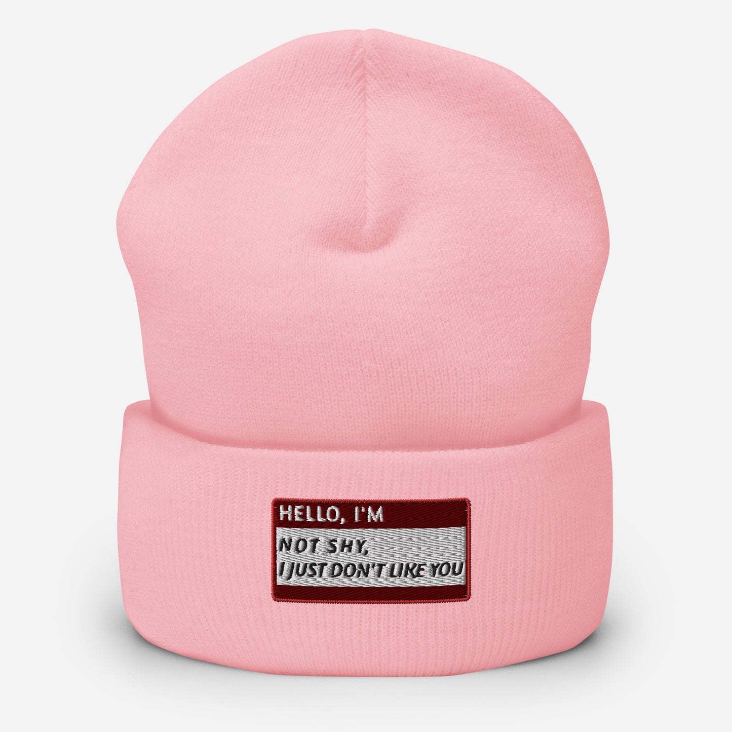 HELLO I'M NOT SHY, I JUST DON'T LIKE YOU Beanie