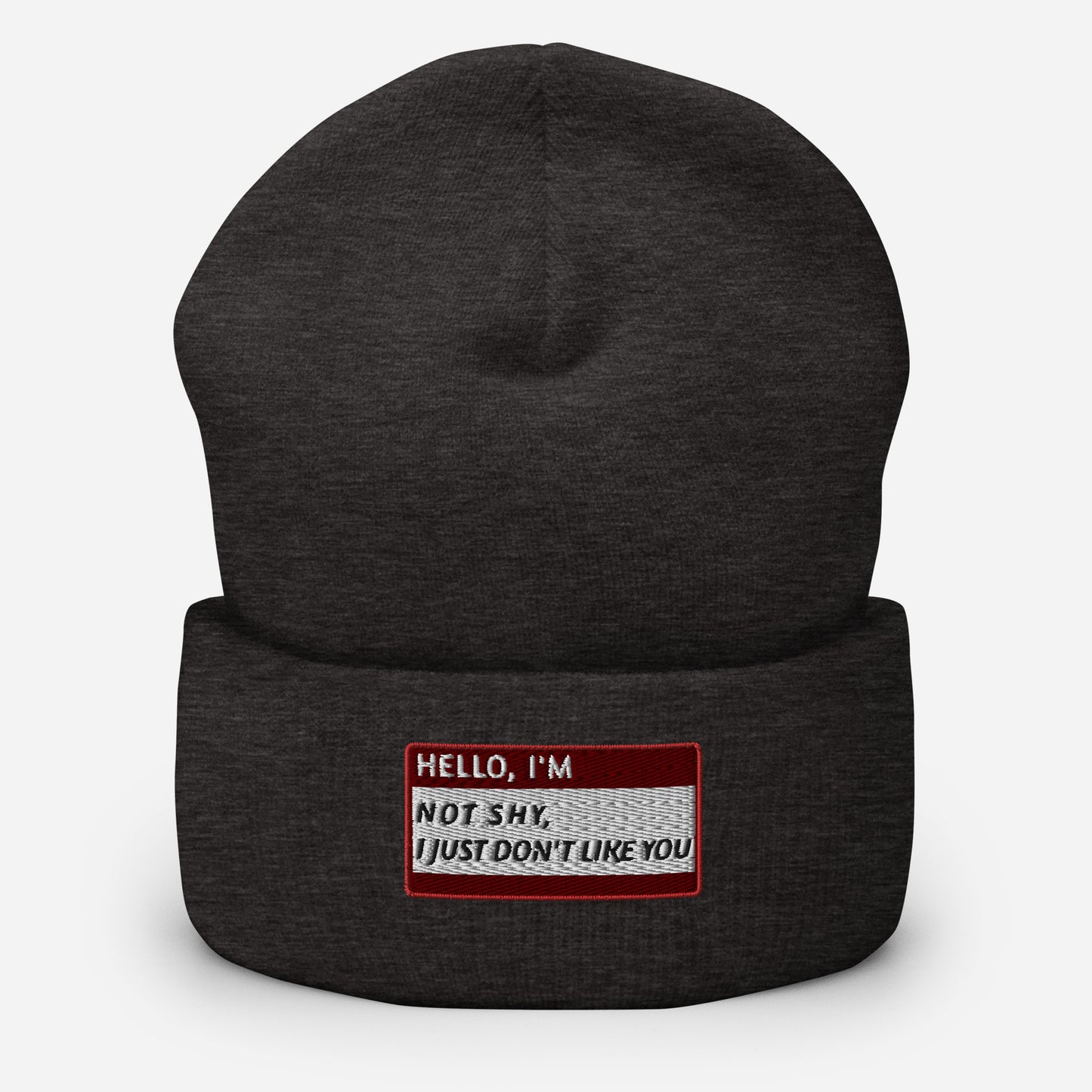 HELLO I'M NOT SHY, I JUST DON'T LIKE YOU Beanie