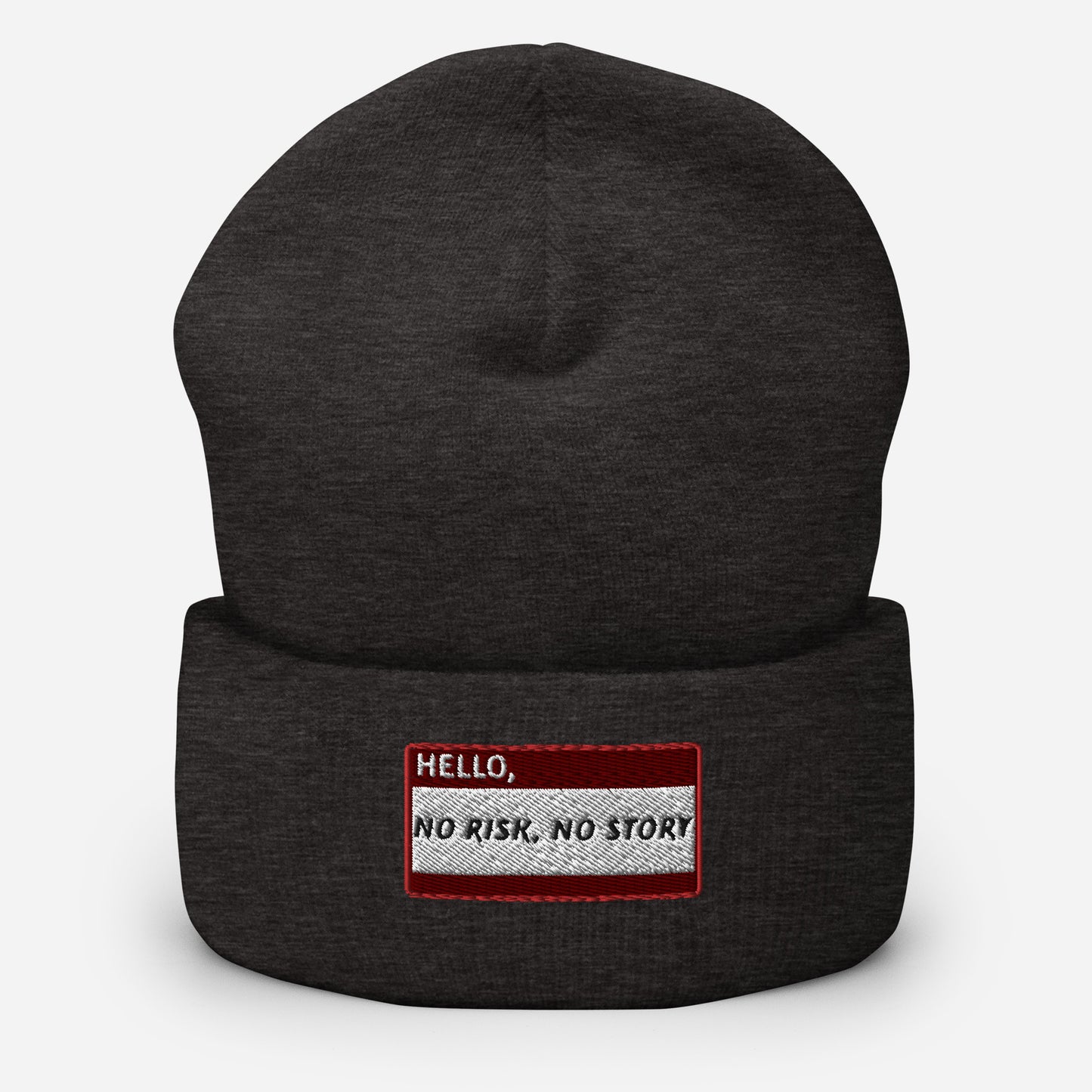 HELLO NO RISK, NO STORY Beanie
