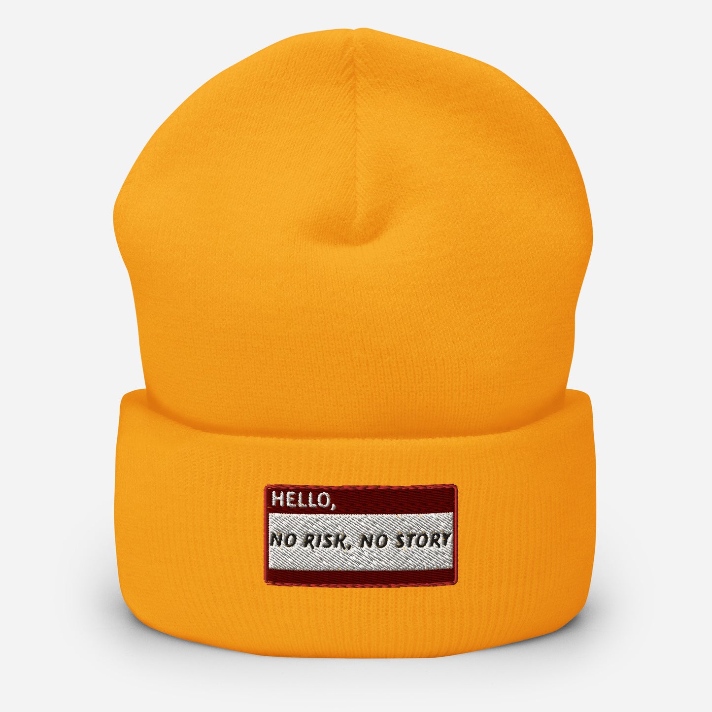 HELLO NO RISK, NO STORY Beanie