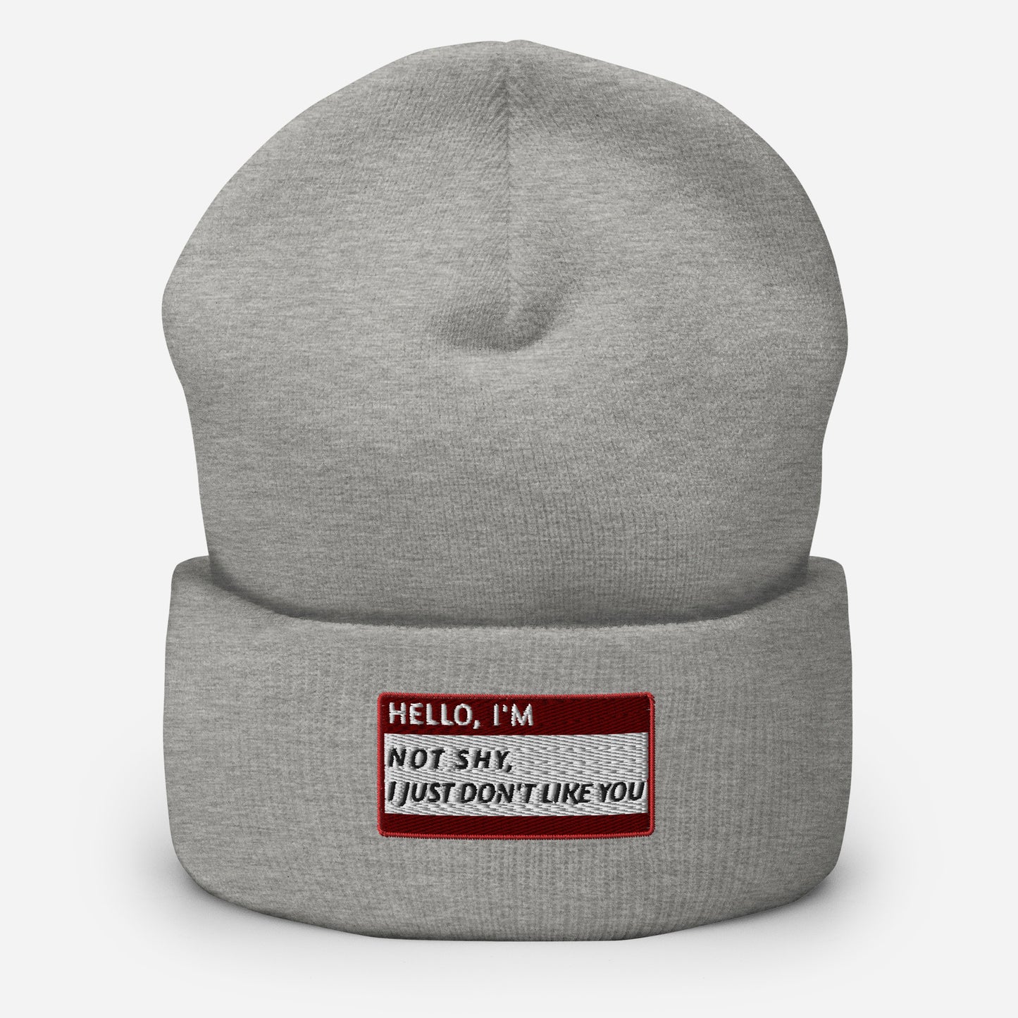 HELLO I'M NOT SHY, I JUST DON'T LIKE YOU Beanie