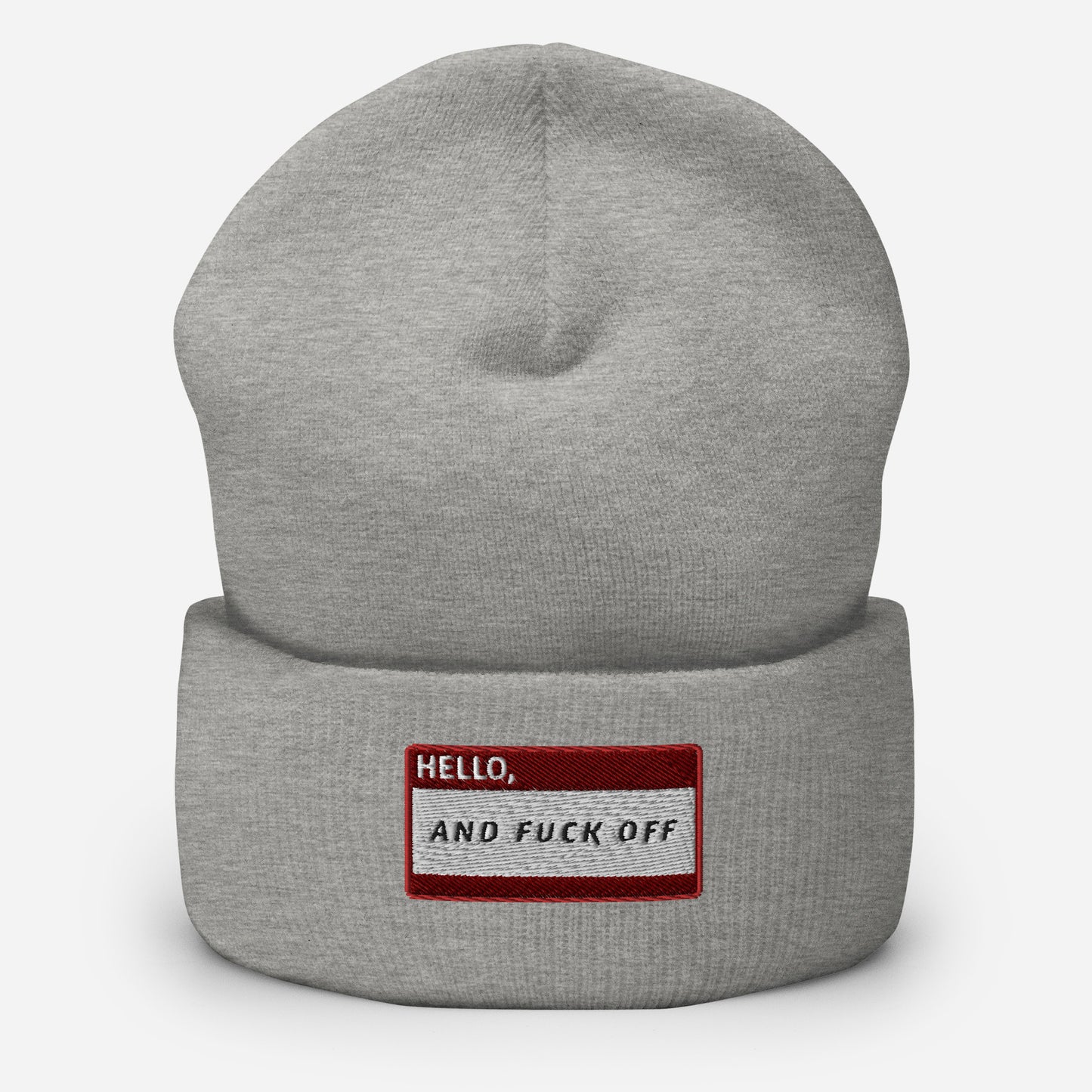 HELLO AND FUCK OFF Beanie