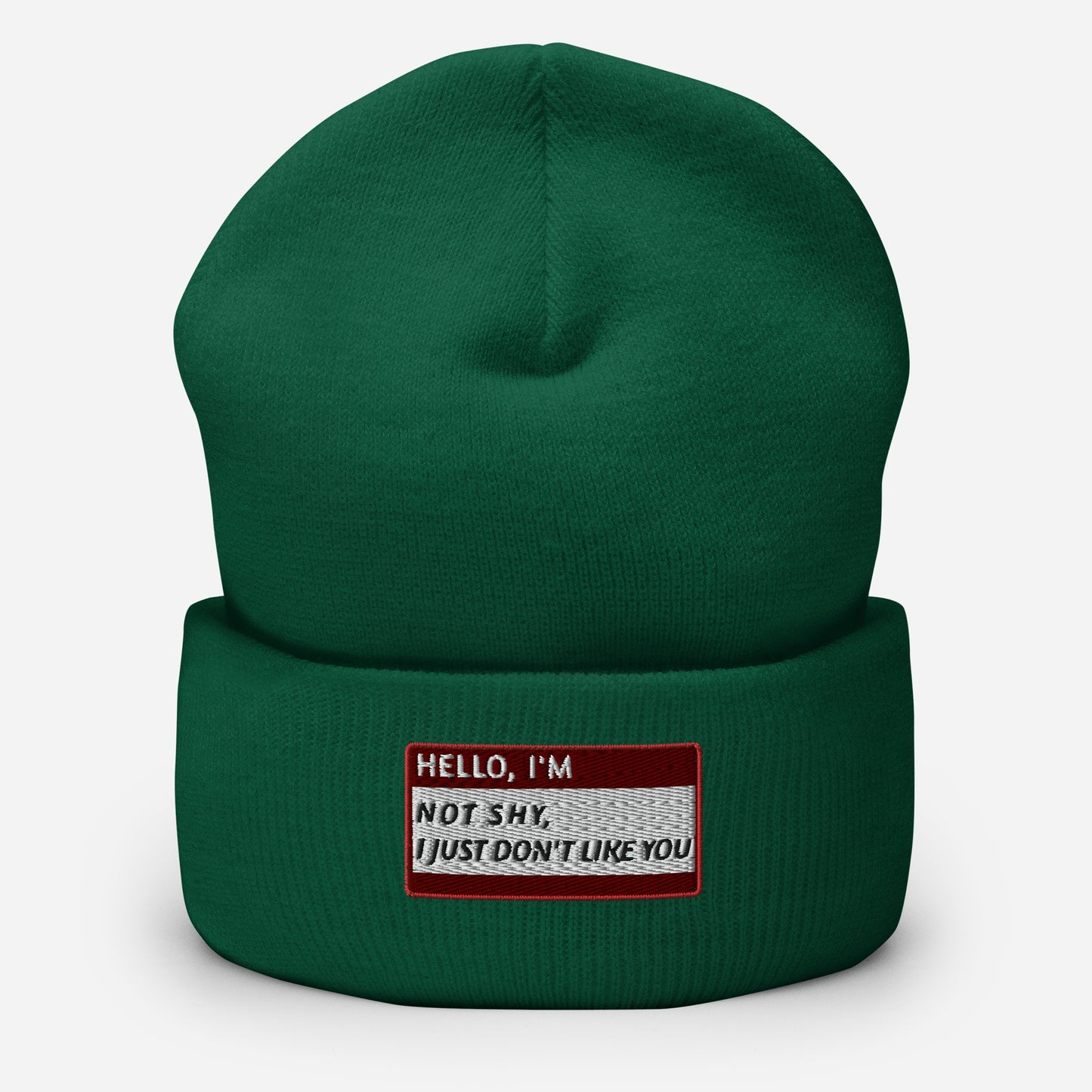 HELLO I'M NOT SHY, I JUST DON'T LIKE YOU Beanie