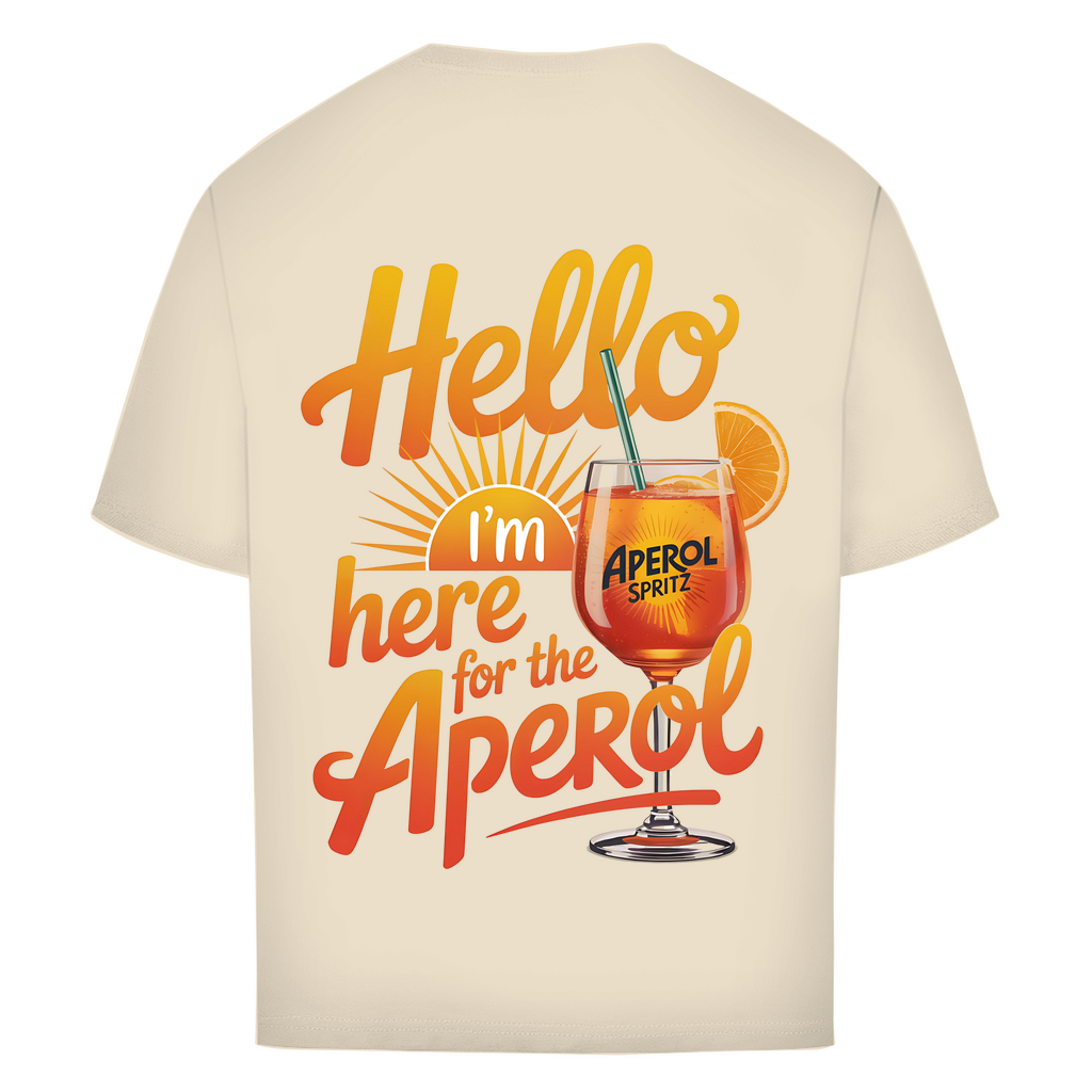 Hello I'm here for the Aperol - Oversized T-Shirt