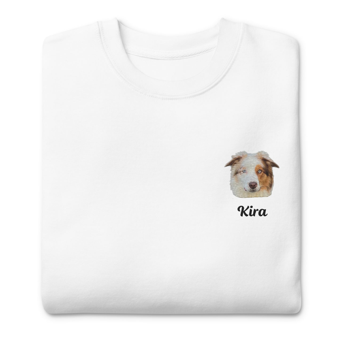 Personalized embroidered sweater