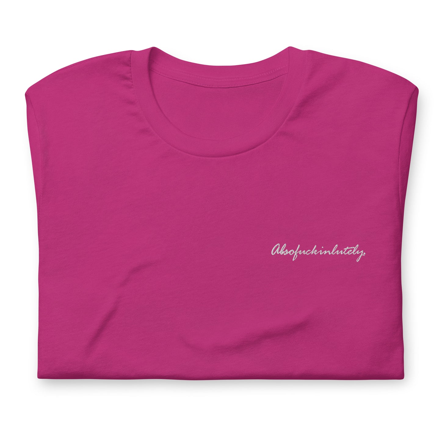 Absofuckinlutely - embroidered t-shirt
