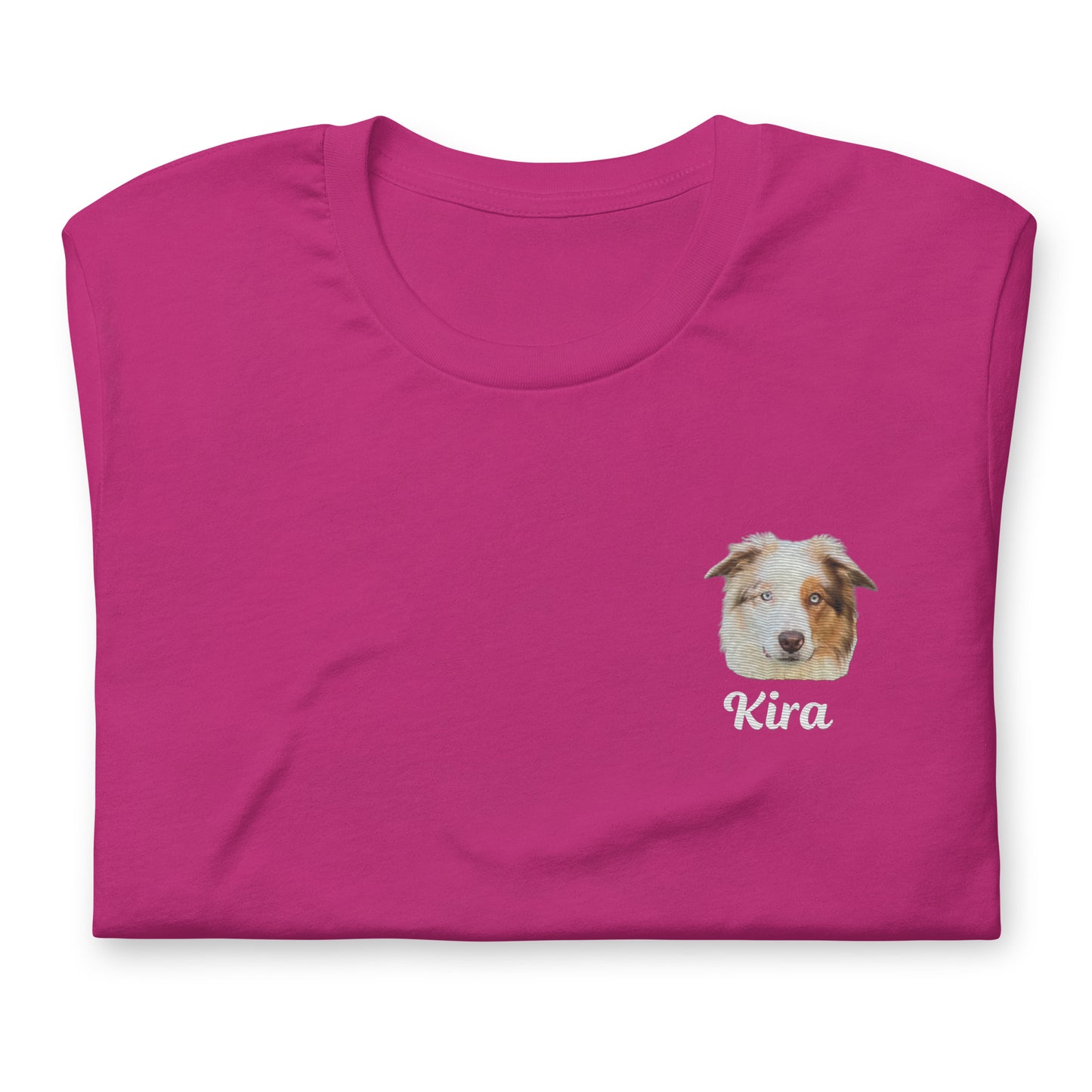 Personalized embroidered t-shirt