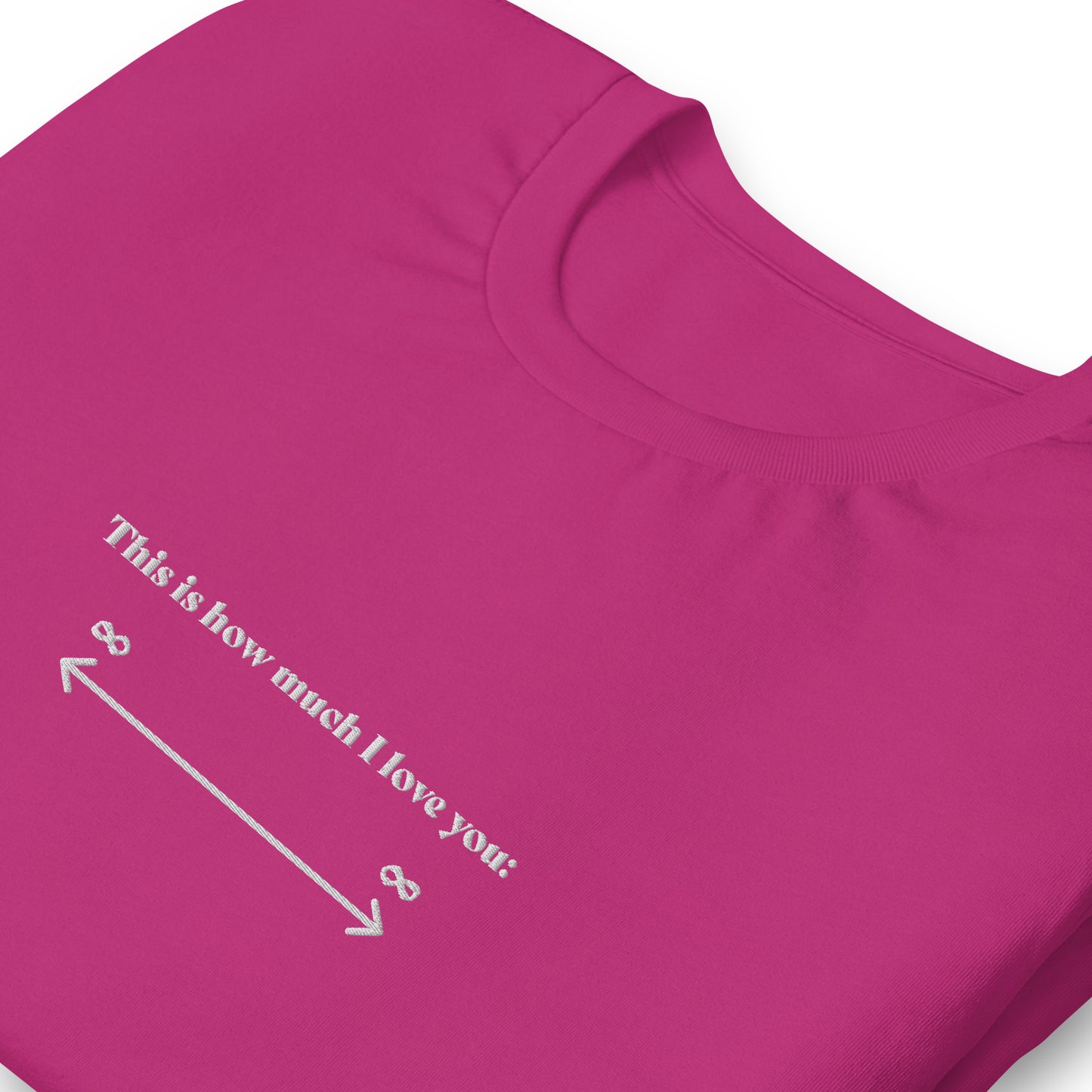 Infinite love - embroidered T-shirt
