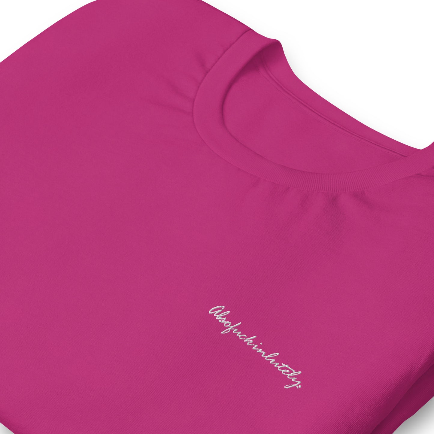 Absofuckinlutely - embroidered t-shirt