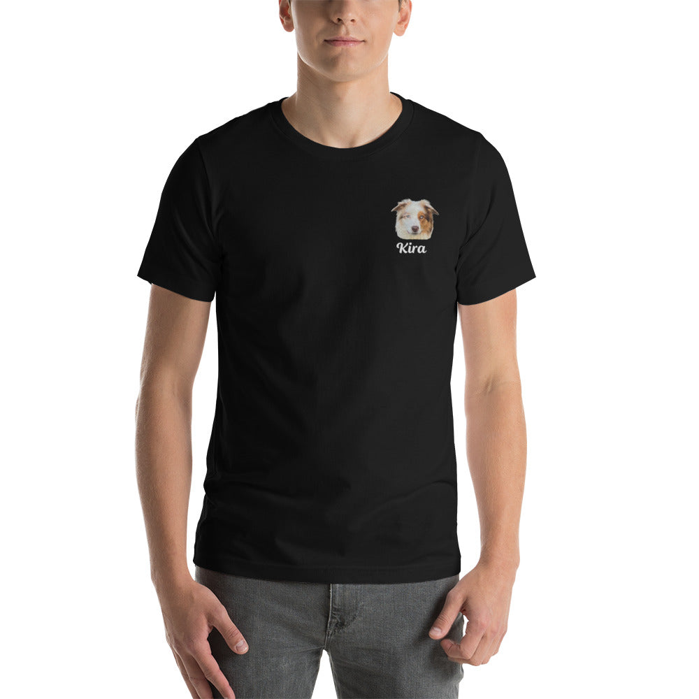 Personalized embroidered t-shirt