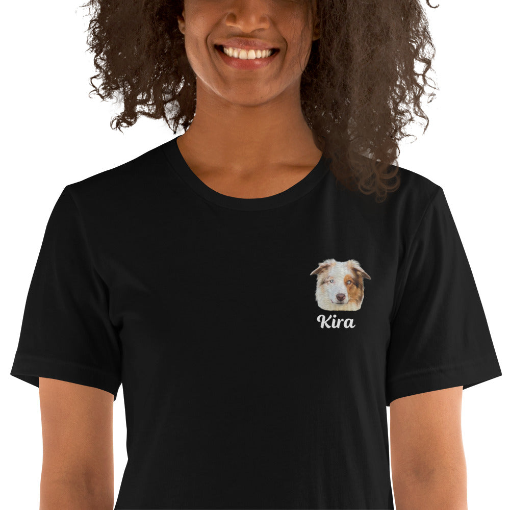 Personalized embroidered t-shirt