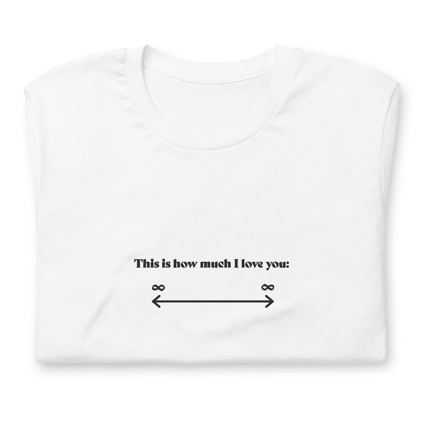 Infinite love - embroidered T-shirt
