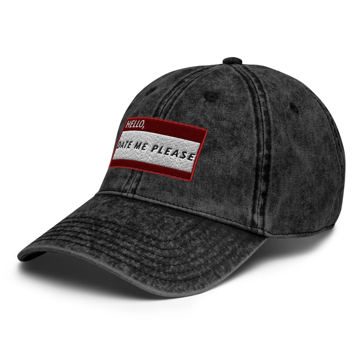 Vintage Dad Cap - Hello date me please