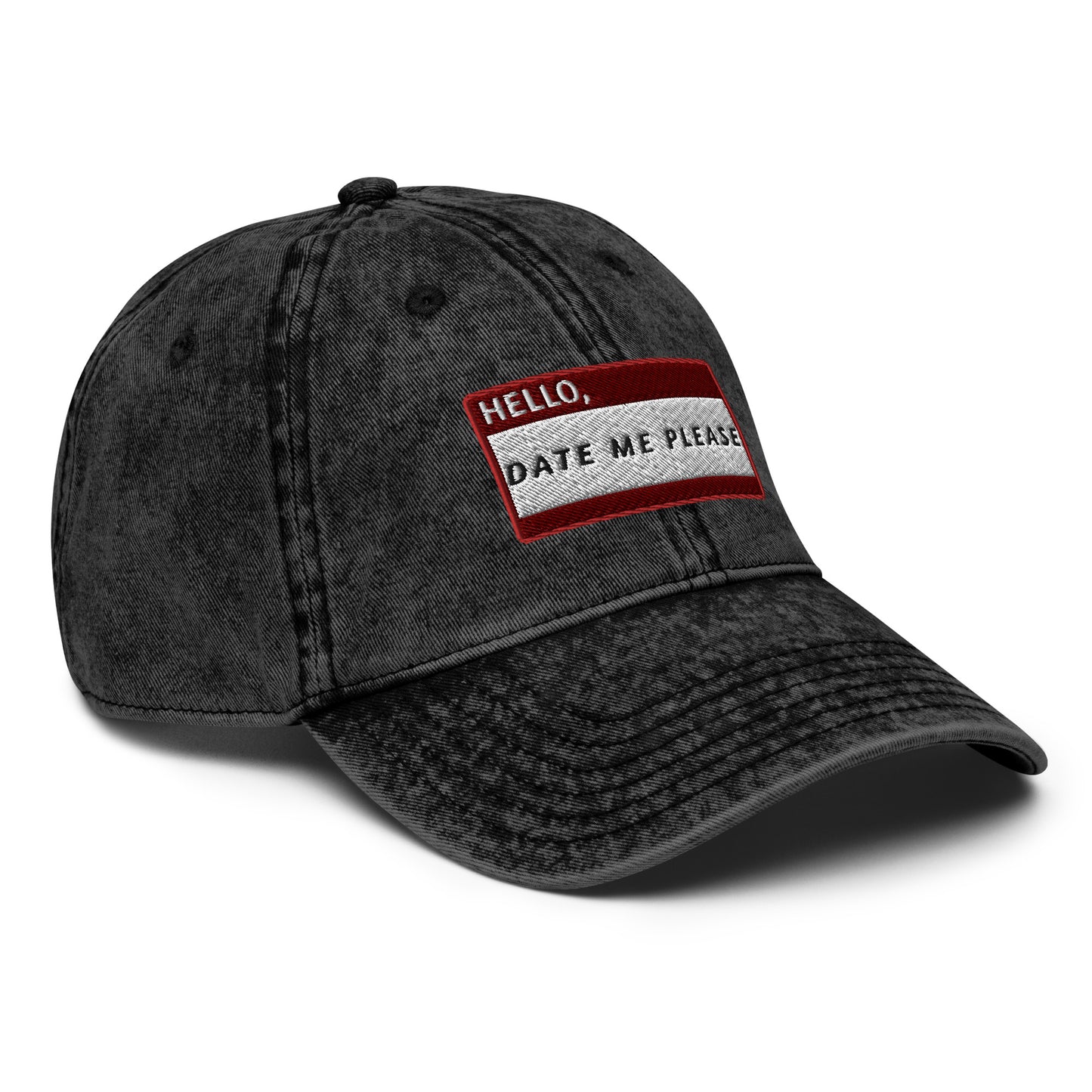 Vintage Dad Cap - Hello date me please