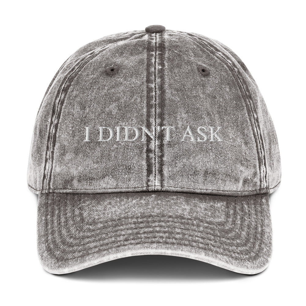 I DIDN'T ASK - Vintage Dad Cap