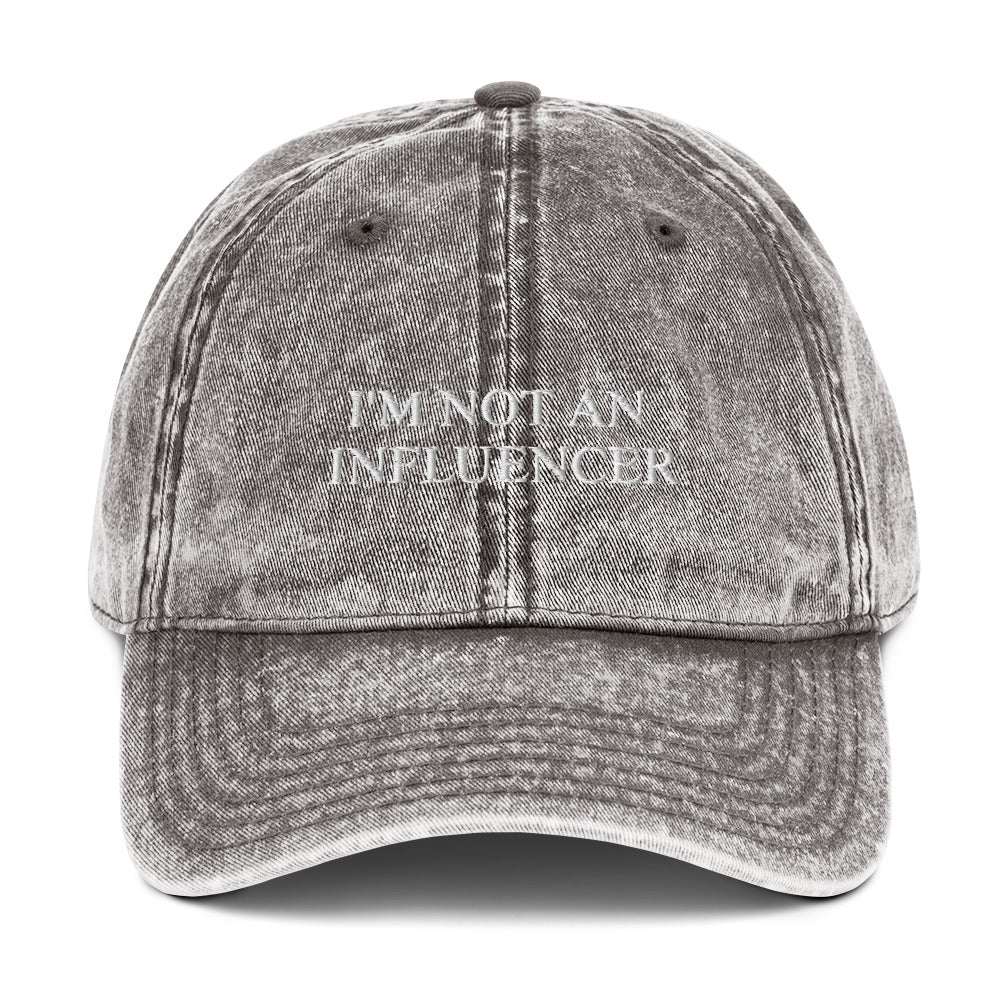 I'M NOT AN INFLUENCER - Vintage Dad Cap