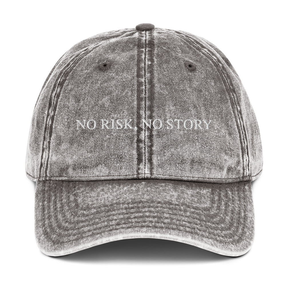 NO RISK, NO STORY - Vintage Dad Cap
