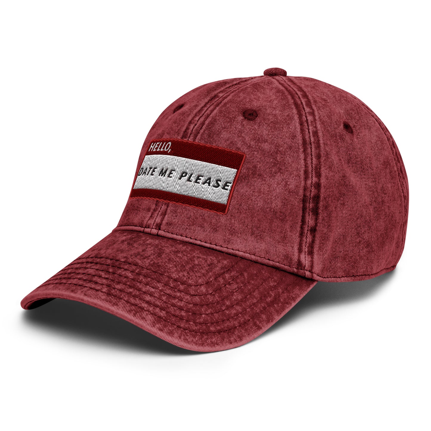 Vintage Dad Cap - Hello date me please